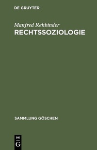 Abbildung von: Rechtssoziologie - De Gruyter