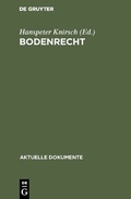 Cover: Bodenrecht - De Gruyter
