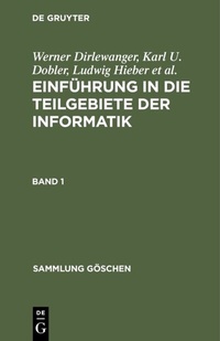 Abbildung von: Einführung in die Teilgebiete der Informatik. Band 1 - De Gruyter