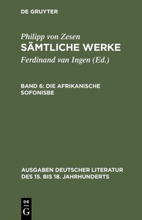 Abbildung von: Die afrikanische Sofonisbe - De Gruyter