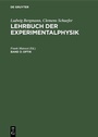 Cover: Ludwig Bergmann; Clemens Schaefer: Lehrbuch der Experimentalphysik / Optik - De Gruyter