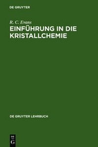 Abbildung von: Einführung in die Kristallchemie - De Gruyter