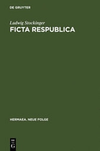 Enlarge image Cover: Ficta respublica - De Gruyter