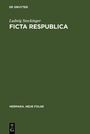 Cover: Ficta respublica - De Gruyter