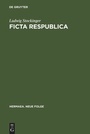 Cover: Ficta respublica - De Gruyter