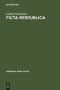 Cover: Ficta respublica - De Gruyter