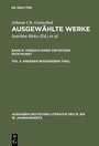 Cover: Versuch einer Critischen Dichtkunst. Anderer Besonderer Theil - De Gruyter