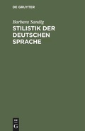 Cover: Stilistik der deutschen Sprache - De Gruyter
