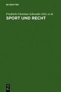Cover: Sport und Recht - De Gruyter