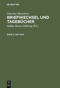 Cover: 1837-1845 - De Gruyter