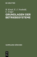 Cover: Grundlagen der Betriebssysteme - De Gruyter