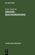 Cover: Grundbuchordnung - De Gruyter