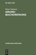 Cover: Grundbuchordnung - De Gruyter