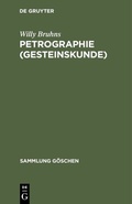 Cover: Petrographie (Gesteinskunde) - De Gruyter