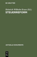 Cover: Steuerreform - De Gruyter