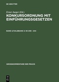 Cover: &sect;&sect; 208 - 244 - De Gruyter