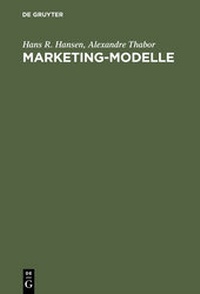 Enlarge image Cover: Marketing-Modelle - De Gruyter