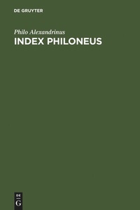 Enlarge image Cover: Index Philoneus - De Gruyter