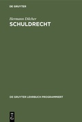 Cover: Schuldrecht - De Gruyter