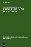 Cover: Einf&uuml;hrung in die Modallogik - De Gruyter