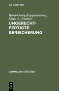 Cover: Ungerechtfertigte Bereicherung - De Gruyter