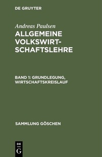 Abbildung von: Grundlegung, Wirtschaftskreislauf - De Gruyter