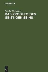 Enlarge image Cover: Das Problem des geistigen Seins - De Gruyter