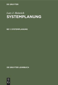 Enlarge image Cover: Systemplanung - De Gruyter