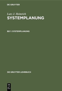 Enlarge image Cover: Systemplanung - De Gruyter