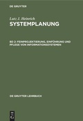 Cover: Feinprojektierung, Einf&uuml;hrung und Pflege von Informationssystemen - De Gruyter