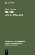 Cover: Reichszivilproze&szlig; - De Gruyter
