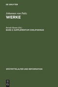 Cover: Supplementum Coelifodinae - De Gruyter