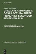 Cover: Super Primum (Dist 1-6) - De Gruyter