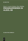 Cover: Programmieren in ALGOL 68 - De Gruyter