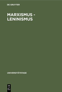 Abbildung von: Marxismus - Leninismus - De Gruyter