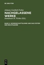 Bild: Wissenschaftslehre und das System der Rechtslehre - De Gruyter