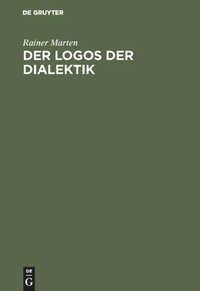 Enlarge image Cover: Der Logos der Dialektik - De Gruyter