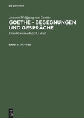 Cover: 1777-1785 - De Gruyter