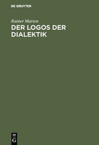 Enlarge image Cover: Der Logos der Dialektik - De Gruyter