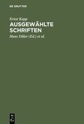 Cover: Ausgew&auml;hlte Schriften - De Gruyter