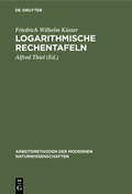 Cover: Logarithmische Rechentafeln - De Gruyter