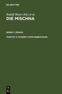 Cover: Die Mischna. Zeraim / Schebiit (Vom Sabbatjahr) - De Gruyter