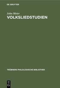 Enlarge image Cover: Volksliedstudien - De Gruyter