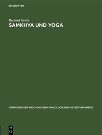 Enlarge image Cover: Samkhya und Yoga - De Gruyter