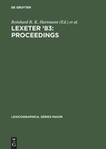 Cover: LEXeter '83: proceedings - De Gruyter