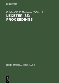Abbildung von: LEXeter '83: proceedings - De Gruyter