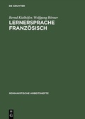 Cover: Lernersprache Franz&ouml;sisch - De Gruyter