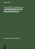 Cover: Lernersprache Franz&ouml;sisch - De Gruyter