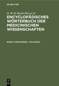 Cover: Encathisma - Fallkraut - De Gruyter