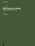 Cover: Aristotelis Opera. Volumen II - De Gruyter